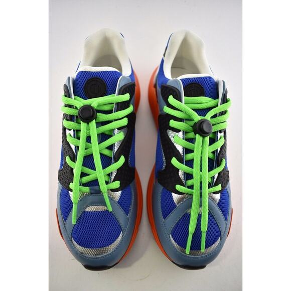 Dior Mens B24 Sorayama Black Blue Orange Red Low Top Lace Up Flat Sneakers 42 9 - Picture 7 of 11